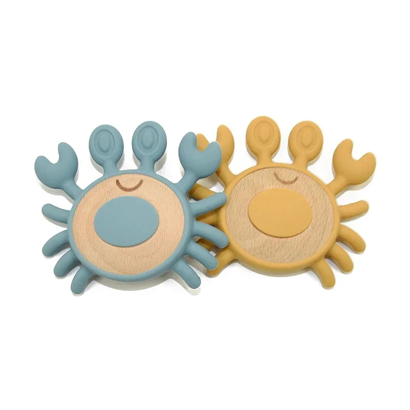 1PC Silicone Wooden Teether