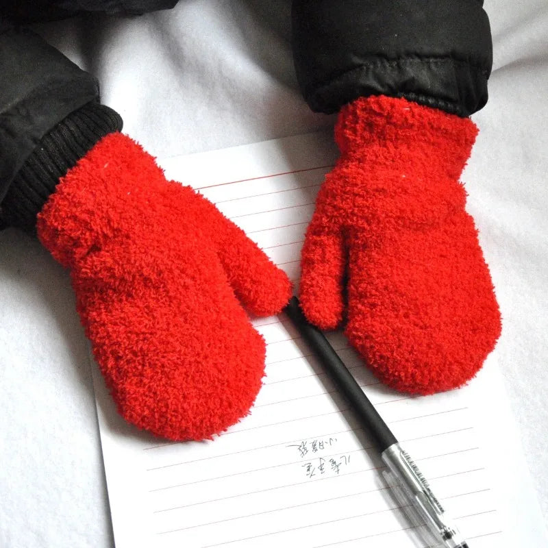 Wool children gloves