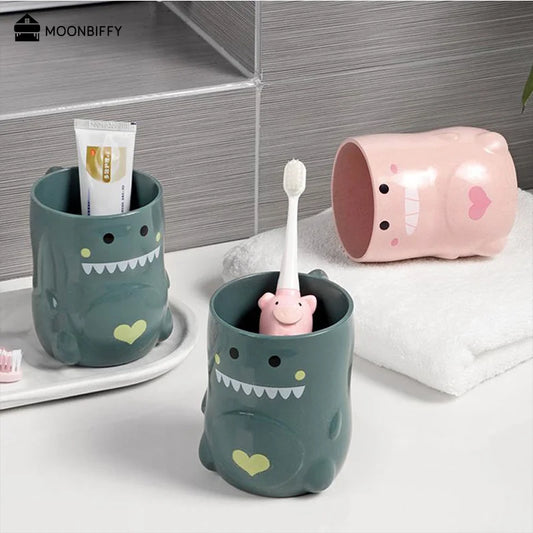 Adorable Dinosaur Mouthwash Cups