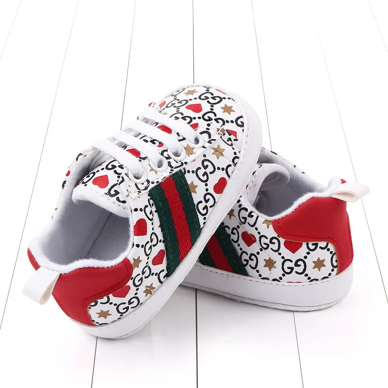 Pattern print Soft Sole Shoes