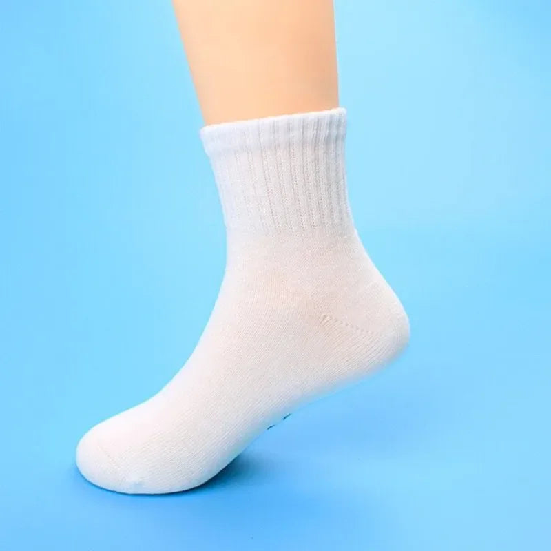 5Pairs/Lot  Kids Pure White Sock