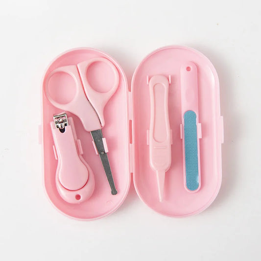 4 Pcs Nail Clipper Set Stainless Steel