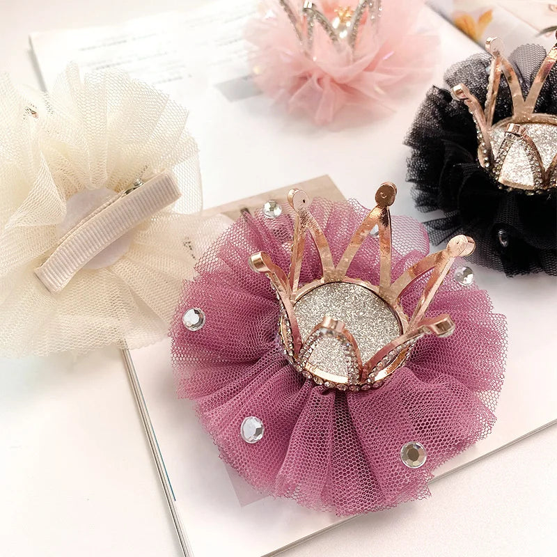 3D Crown Hairpin