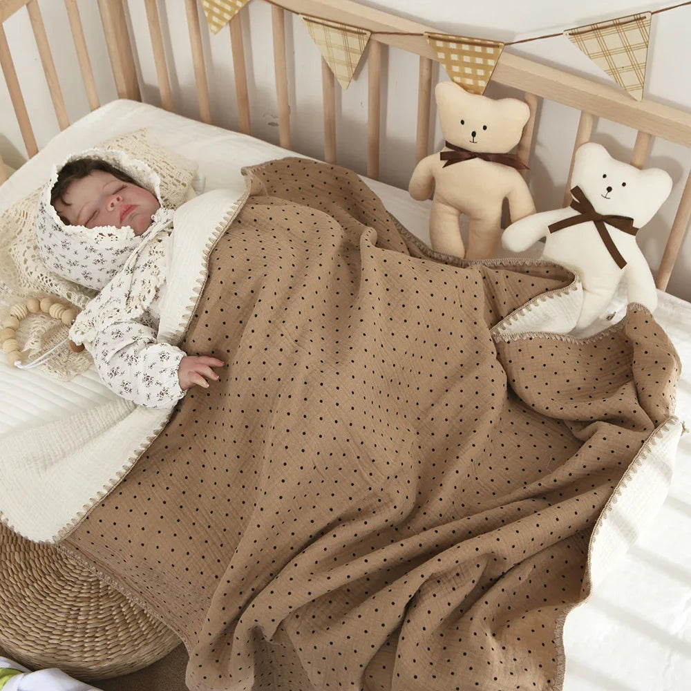 4 Layer Cotton Swaddle Muslin Blanket