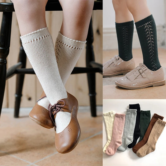 Cotton Kids Knee High Socks