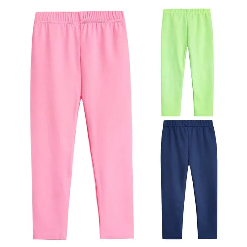 Girl l Soft Elastic Cotton Leggings