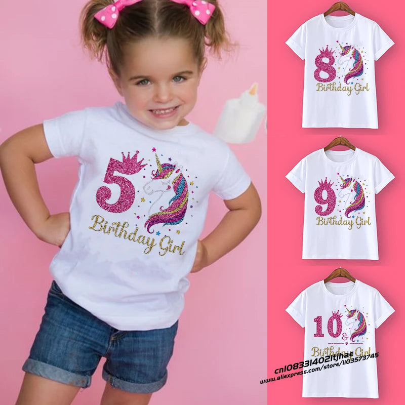 Unicorn Birthday Shirt 1-12