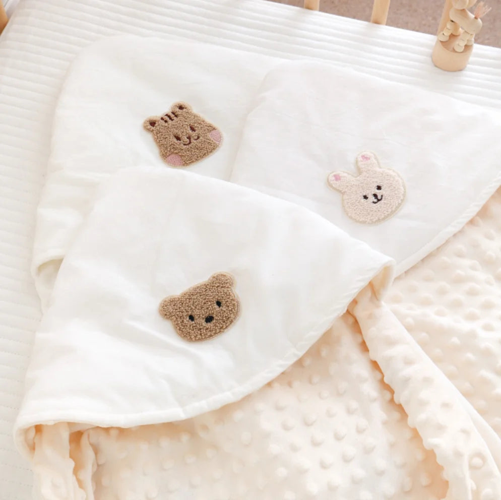 Newborn Cotton Soft bear Blankets