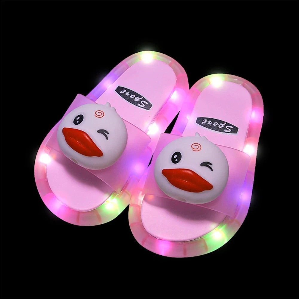 Summer Children Light Slippers Non-slip