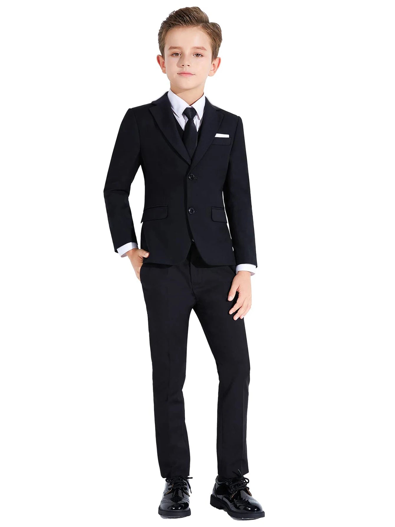 Boys Formal Suits 5 Piece Slim Fit