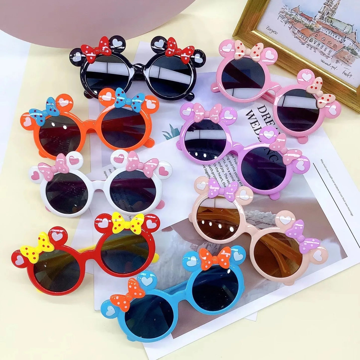 Kids Cartoon Shape sun Glasses