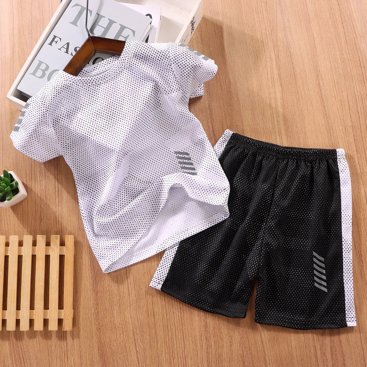 Sports Short-sleeved Tracksuits 2pcs