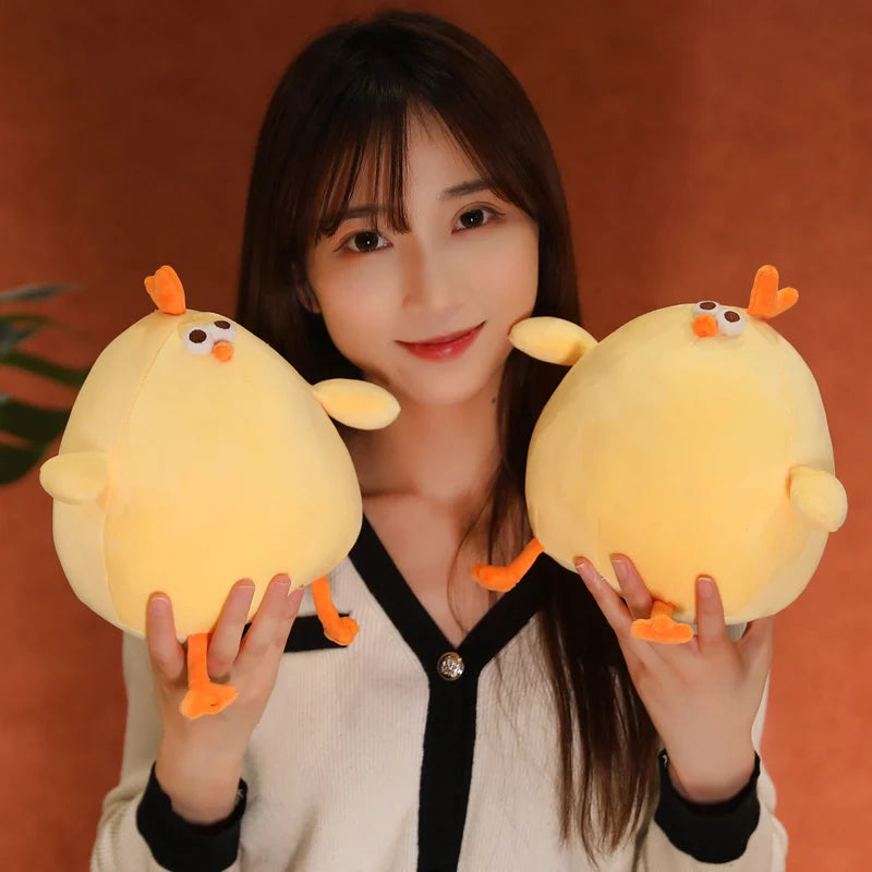 Squishy Yellow Chick Plush Toy