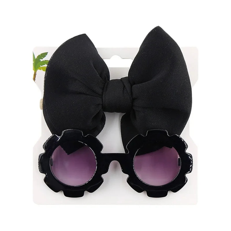 Baby Sunglasses with Hair Band Set