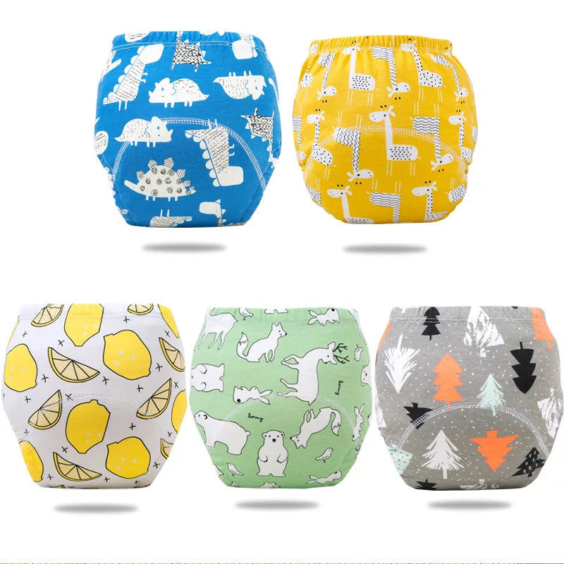 5Pcs Baby reusable Diaper