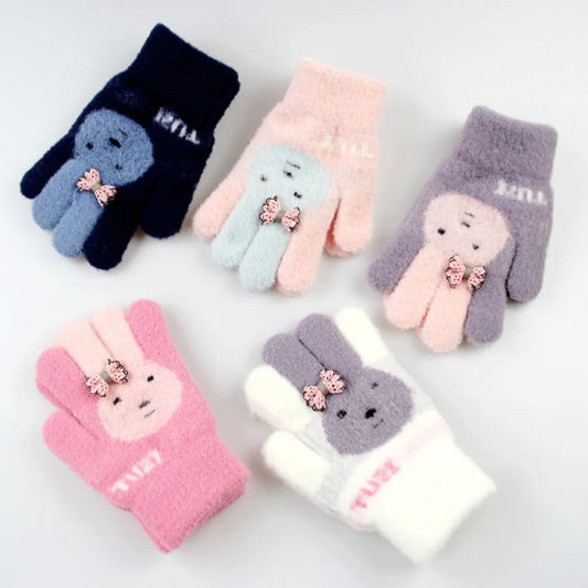 Children bunny Gloves