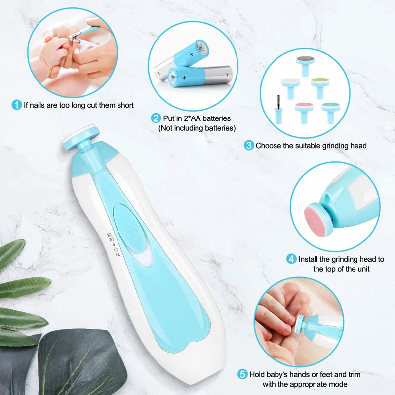 Electric Nail Trimmer Nail File 6 in 1