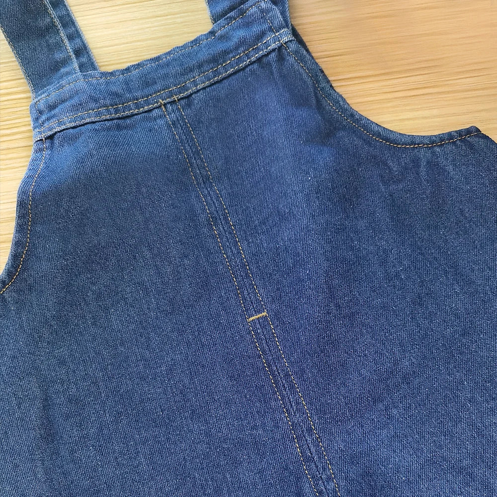 Long Pants Denim Overalls Kids