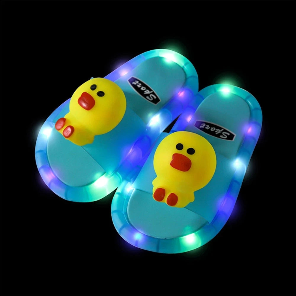 Summer Children Light Slippers Non-slip