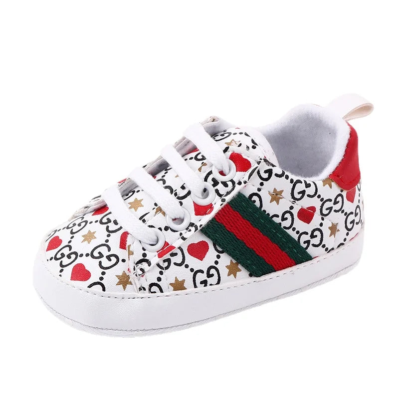 Pattern print Soft Sole Shoes