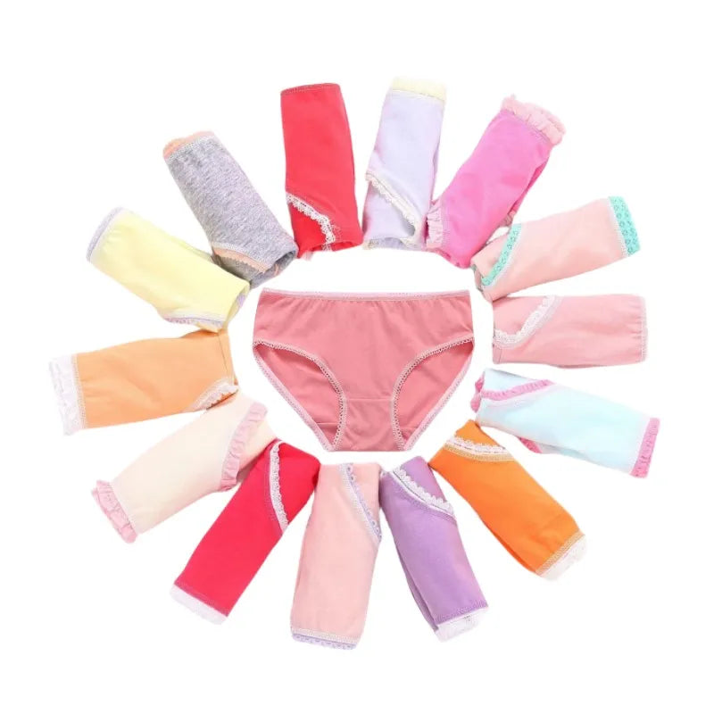 12Pc/ Girls Underwear Cotton