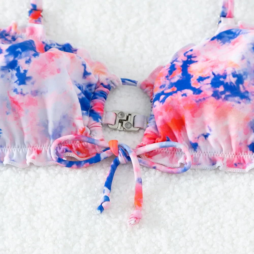 Tie-dye 2 Pieces Swimsuits