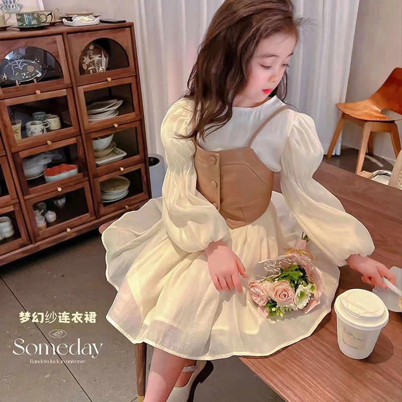 Long Sleeve Chiffon Princess Dress