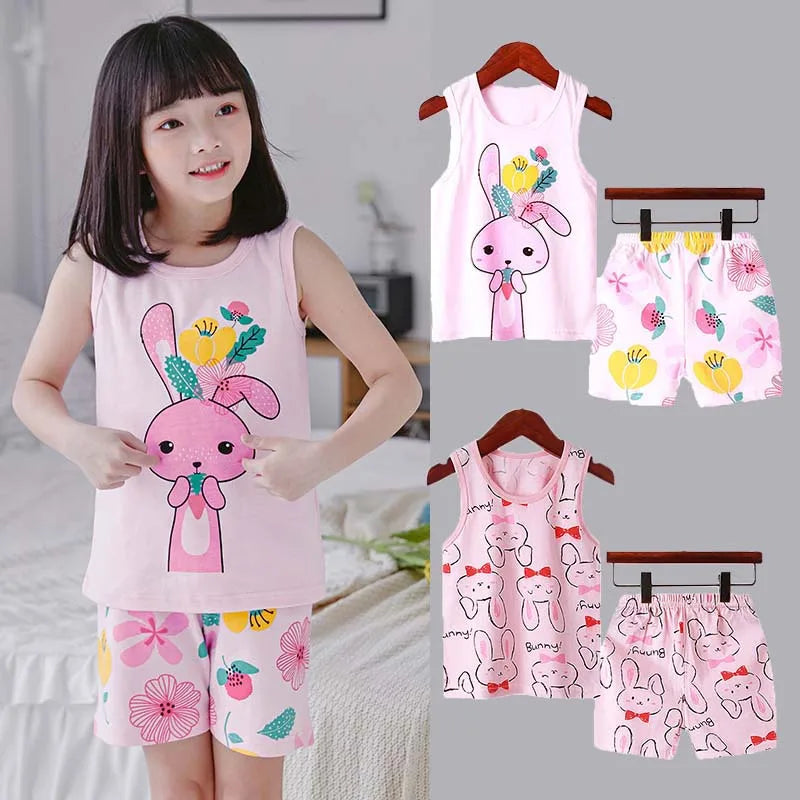 Cotton cute Summer Pyjamas set