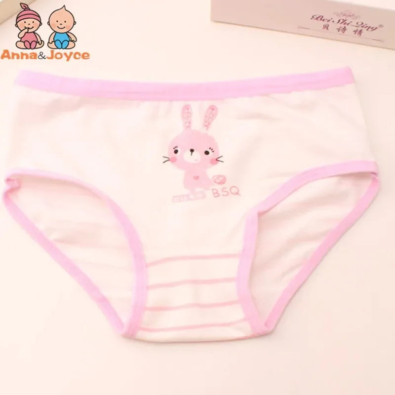 4pc Girl Underwear Cotton