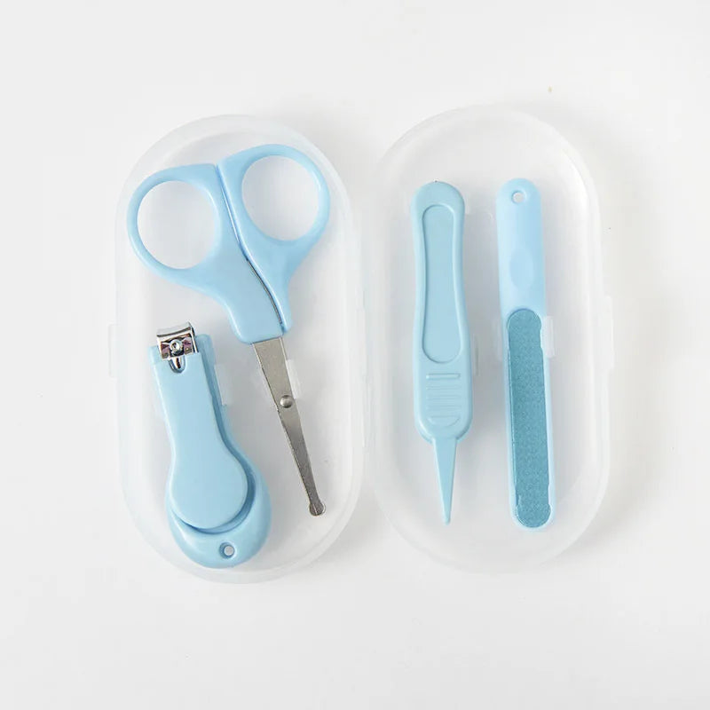 4 Pcs Nail Clipper Set Stainless Steel