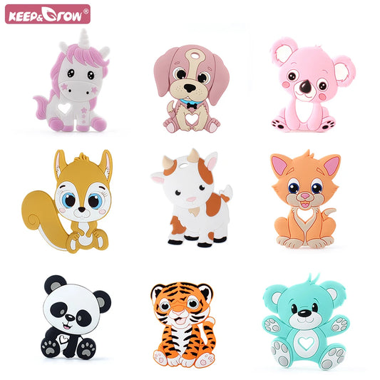 Silicone animal Teethers