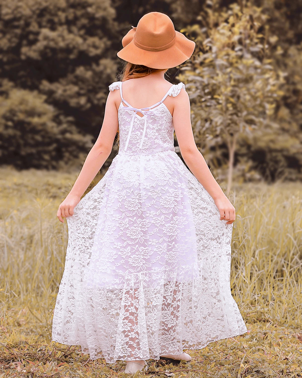 White Lace Dress Baby