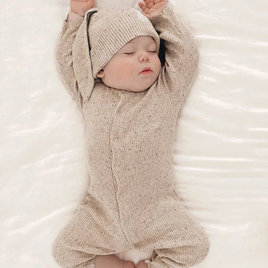 Long Sleeve Cotton Baby Jumpsuit