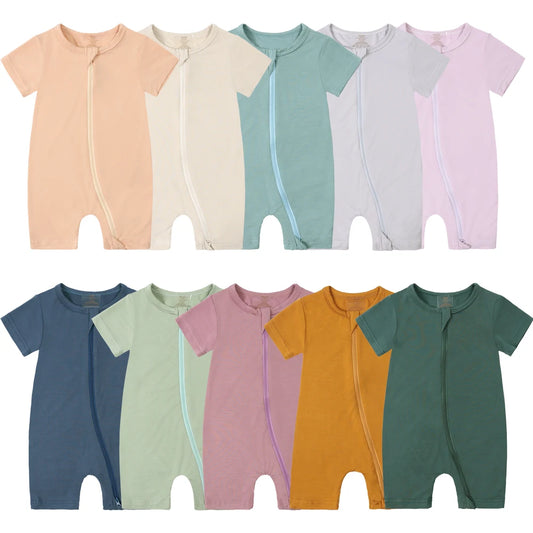 Summer Newborn Romper Bamboo