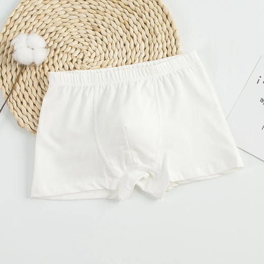 White Shorts Cotton Boxer Underwear