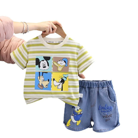 Mickey Mouse stripes set