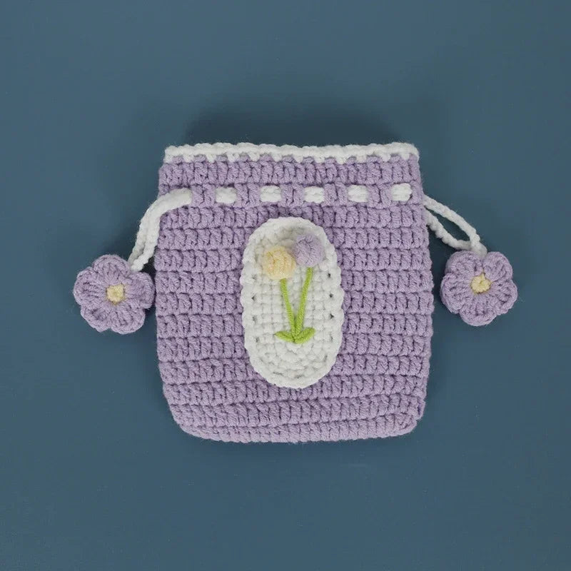 Sweet Hand-Woven Coin Bag