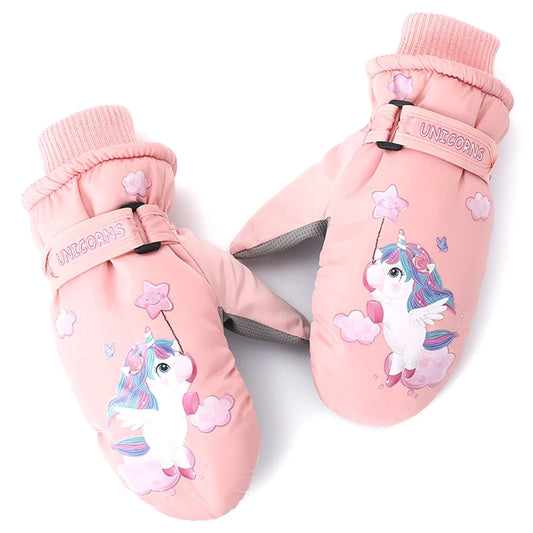 Unicorn print Gloves for 2-5 Years