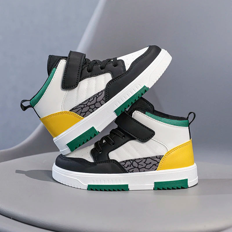 Brand Kids High Top Sneakers