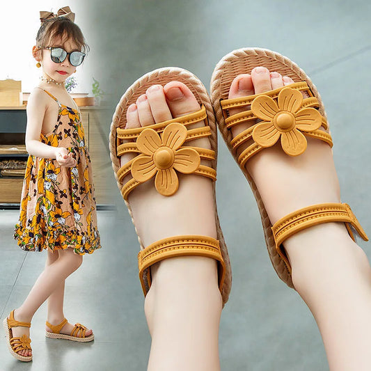 Girls flowers strap Sandals