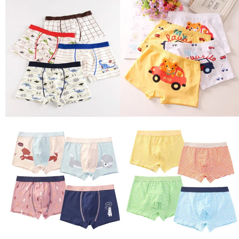 6Pc Boys Underpants 1-12Y