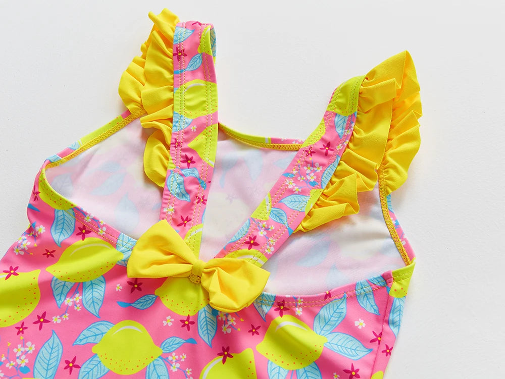 one piece swimwear Fruit print