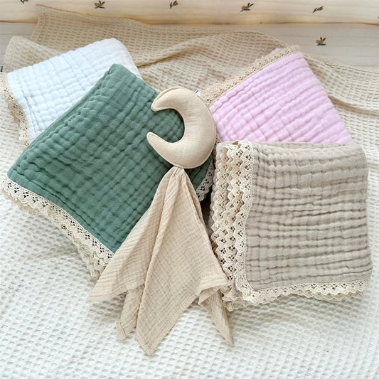 6Layers Organic Cotton Lace Blankets