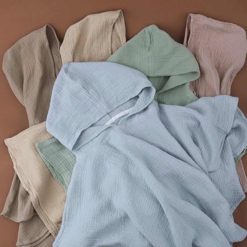 Soft Cotton Baby Hooded Towel