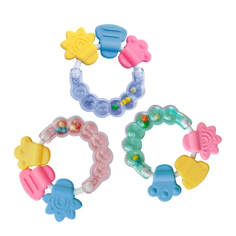 Silicone Teethers Infant Rattle