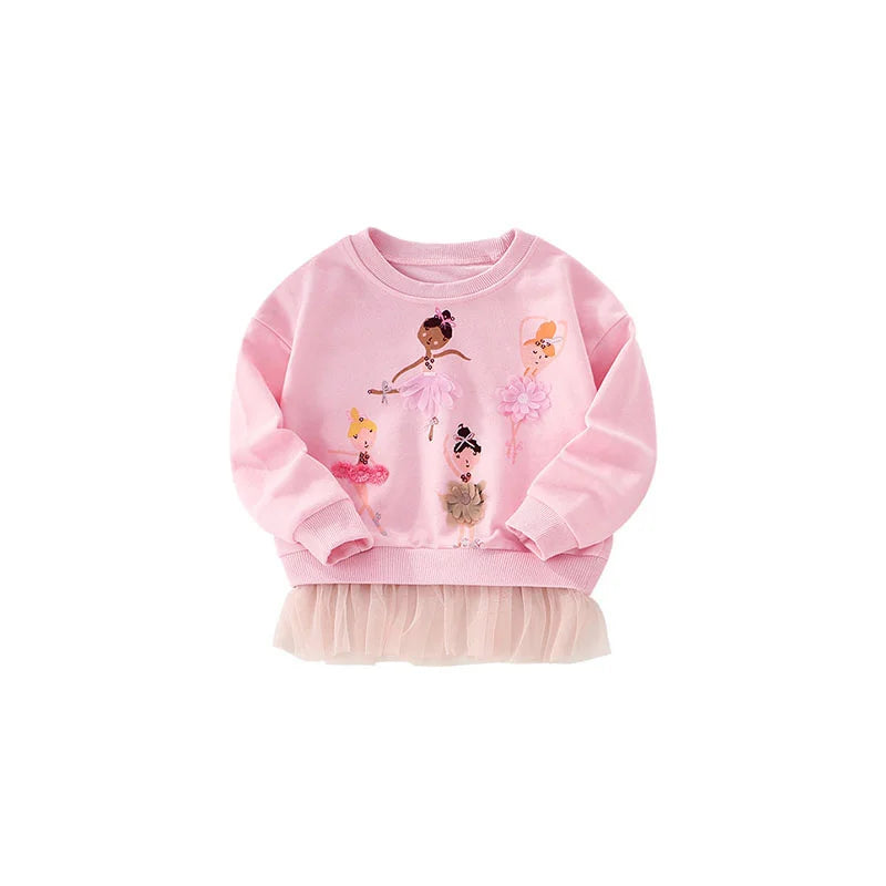 Girls pink print Sweatshirts