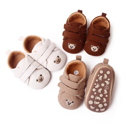 Bear Anti drop Baby Shoes Soft Sole