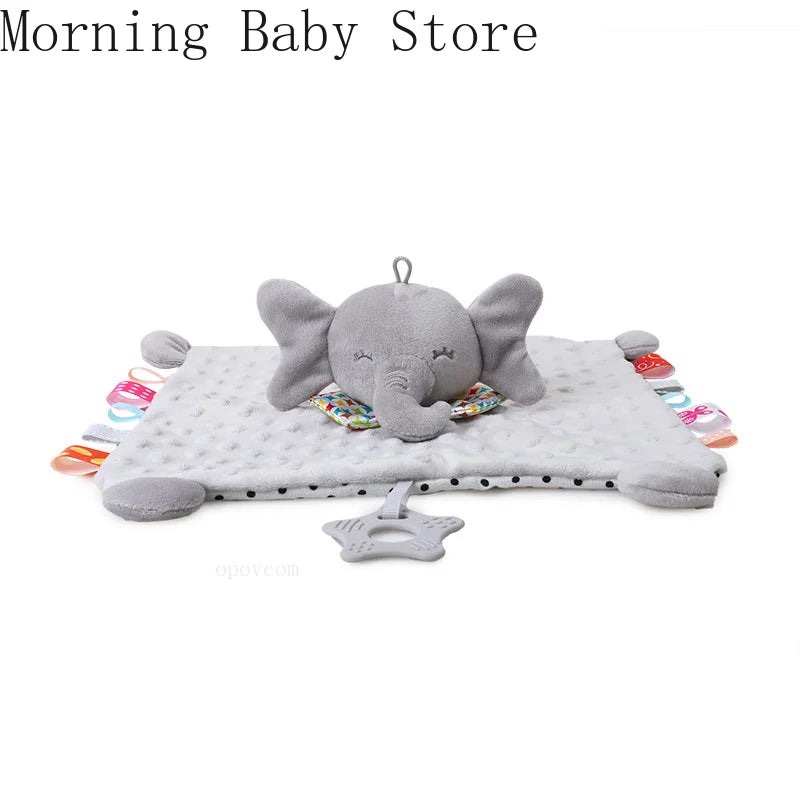 Baby Doll Plush Animal Pacifier Towel