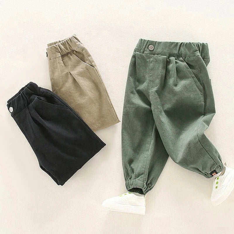 Boys Casual Cargo Pants