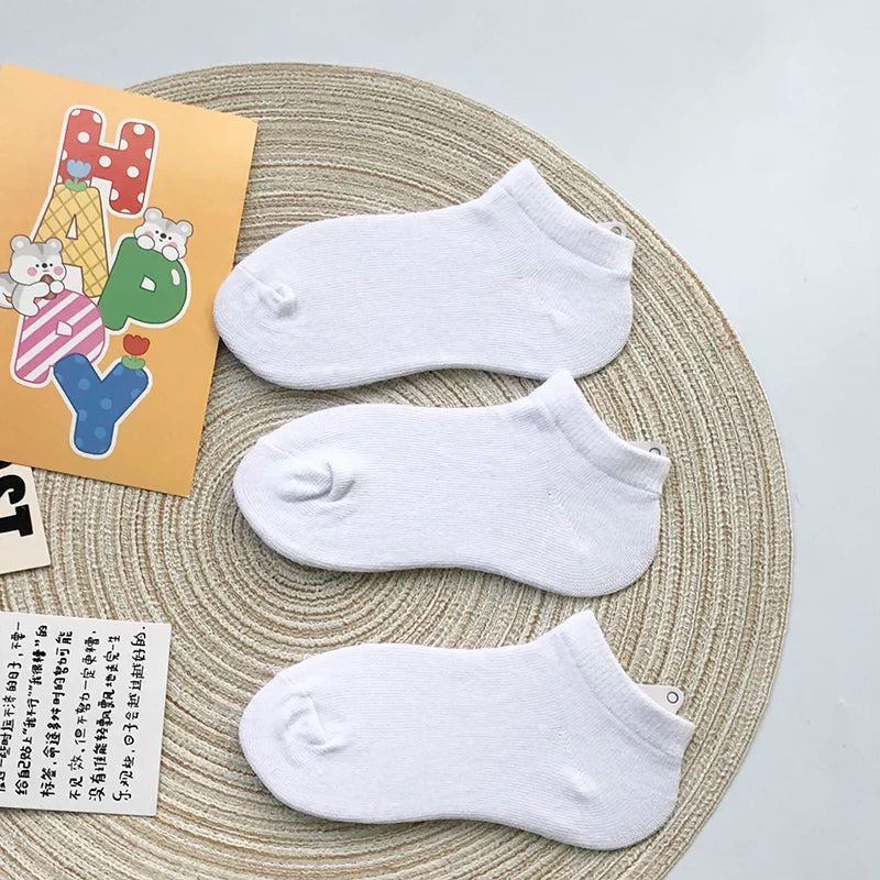 Children's Short Socks Pure Cotton